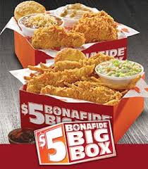 5 Bonafide 2 Pc Mixed Chicken Box Combo Deal At Popeyes Chicken Boxes Chicken Food Ads