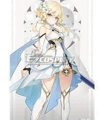 Genshin Impact Plaper Female Traveler Cosplay Costume Cosplay Costumes Cosplay Character Sketches