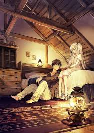 ради своей дочери я смогу победить даже короля демонов Uchimusume Anime Love Couple To My Daughter Anime Artwork