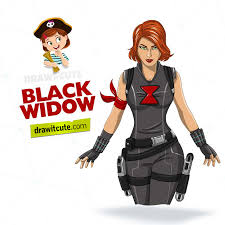 Let us learn how to draw the black widow spider hanging on its web. How To Draw Black Widow Step By Step Guide By Drawitcute On Deviantart