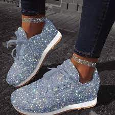 Label Size Us Size Uk Au Eu Length Length Inch Cm 34 5 0 3 0 3 5 35 5 22 0 8 5 35 5 3 4 36 8 9 22 5 Diamond Shoes Sneakers Fashion Outfits Glitter Shoes