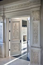 Beautiful And Ornate Wood Carvings Frame This Grand Master Bedroom Entrance In P Turen Beautiful Single Door Design Door Design Interior Door Design