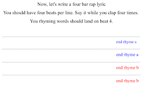Writing a rap song is compared to writing poetry; Rap Writing Template Google Search Rap Songs Writing Lessons Rhyming Words
