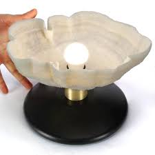 I priced out a few coral lamps online and came across this unfortunately, the online picture portrayed a very white coral and these were shiny and beige with. Table Lamp White Coral Lamp 170 270 240 Mm 1578 G Catawiki