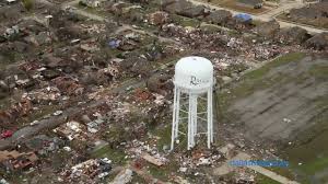 Accounting for this criteria, the strongest damage caused by the tuscaloosa tornado can be explained by wind speeds corresponding to an f2 storm. Raw Video Aerial View Of Tornado Damage In Rowlett Youtube