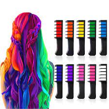 Javier recommends shu uemura's color lustre balm and essence absolue hair oil, but don't be afraid to play around to find what works best with. Amazon Com Hair Chalk Comb Temporary Bright Hair Color Dye For Girls Adults Washable Hair Chalk For Age 4 5 6 7 8 9 10 Kids New Year Gift Birthday Party Costume Cosplay Halloween Christmas 10 Colors Beauty
