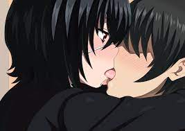Anime gif kiss