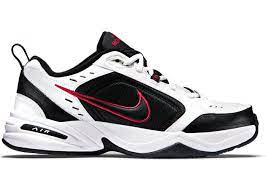 Men's sneakers are made with leather upper features for durability and support. Nike Air Monarch Iv White Black 415445 101