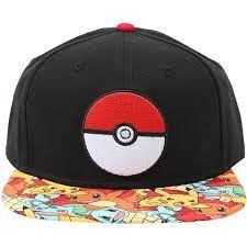 Pokemon Starters Sublimation Bill Snapback Hat Hot Topic Pokemon Starters Snapback Hats Snapback