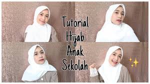 Tutorial Hijab Anak Sekolah Super Simpel Youtube