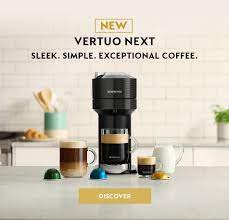 Nespresso machines brew espresso and coffee from coffee capsules. Coffee Espresso Machines Nespresso Canada