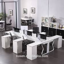 Big Discount Quality Assured Cubicles Office Furniture 6 People Office L Shape Cubicle Office Partition Office Cubicle Furniture