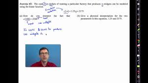 Followed by a brainstorm of possible question/answer situations. Common Core Algebra I Unit 4 Lesson 7 More Linear Modeling Youtube