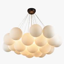 White Bubble Large Chandelier Shop Lighting Dear Keaton