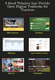 6 Good Websites That Provide Open Digital Textbooks For Teachers Digital Textbooks Online Education Online Programs
