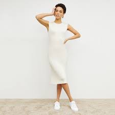 Choose a pair of classic mary janes for a classy, stylish look. M M Lafleur The Dylan 1 0 Dress Slinky Knit In White Modesens