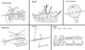 Coloring pages is an interesting activity which enhance competency of selecting paints and the art of painting. Transportation Colouring Pages For Boys Happy Hooligans