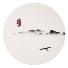 查看 水墨中国风 竹间系列 禅意山水 原图 原图尺寸 600x600 japanese art art apartment decor