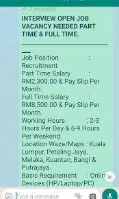 If you do not have a computer or internet connection in your home, you can opt for these top 15 offline jobs in part time: Job Vacancy In Kuala Lumpur Part Time Job Retro
