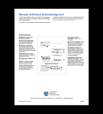How to be a notary in nevada. Nevada Individual Acknowledgment Nna