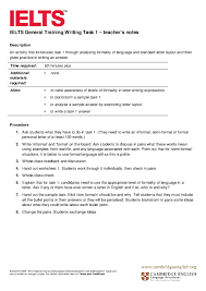 However, since it is your first tim. Pdf Ielts General Training Writing Task 1 Teacher S Notes Raushan Hatami Academia Edu