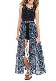 Speechless Lace Floral Walk Through Maxi Dress Girls 7 16 Dresses Girls Maxi Dresses Maxi Dress