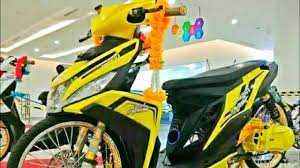 Motor matic mio m3 banyak di konsep dengan modifikasi adventure, thailook, dan juga velg ring 17. Mio M3 Thailook Modifikasi Extrim Youtube