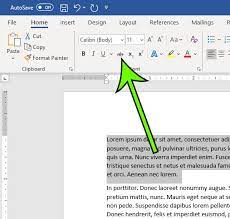 How To Draw A Line Through Text In Word For Office 365 - Support Your Tech