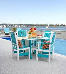 Amish Five Piece Garden Poly Dining Set Outdoor Dining Set Recycled Outdoor Furniture Outdoor Dining Table