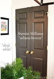 It's important that before you choose your darker exterior paint color to keep a few things in mind. Sherwin Williams Urbane Bronze Use As Black Substitute Adore This Color Great Dark Color To U Sherwin Williams Urbane Bronze Urbane Bronze Door Paint Colors