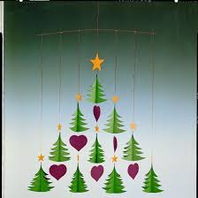 Flensted Mobiles Christmas Tree Mobile Diy Christmas Ornaments Paper Christmas Decorations Christmas Diy