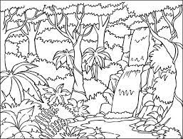 Jaguars, cougars, ocelots, tapir rodents, anaconda. Jungle Coloring Pages Best Coloring Pages For Kids