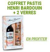 Coffret Pastis Henri Bardouin 2 Verres Absolut Vodka Aperitif Francais Le Pastis
