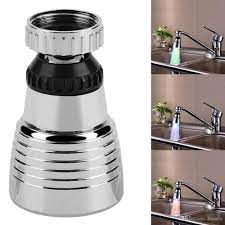 Pull out kitchen faucet single hole 360 degree swivel dual sprayer nozzle sink faucet kitchen mixer tap deck. Ful Led Kitchen Sink Faucet Sprayer Faucet Sprayer 360 View Rotate Swivel Faucet Nozzle Temperature Controlled Led Light From Lumeix 6 64 Dhgate Com
