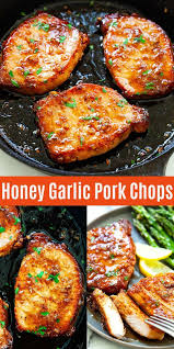 The Best Pork Chops You Ll Ever Make With Sticky Sweet And Savory Honey Garlic Sauce This Reci Honey Garlic Pork Chops Health Dinner Recipes Pork Chop Dinner