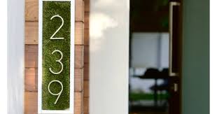 Creative Diy House Number Signs Address Plaques The Garden Glove Diy house number door wreath for spring: