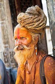 An Indian Sadhu Holy Man With Very Long Rasta Style Dreadlock Hair Rastafarian Dreadlock Hairstyles Beautiful People