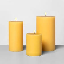 3 X 6 Beeswax Blend Pillar Candle Hearth Hand With Magnolia Pillar Candles Beeswax Pillar Candles Candle Containers