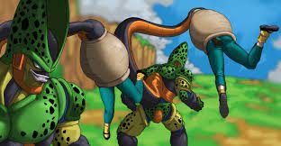 android 18 ass blue sky bulge butt cell (dragon ball) dragon ball  dragon ball z forced funnel godvore hands on ass huge ass huge butt kicking  long tail mary