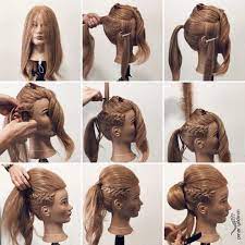 Step By Step Diycollage Pivotpoint Learnforward Pinaryildirim Diy Hairstyles Hair Mannequin Easy Hairstyles