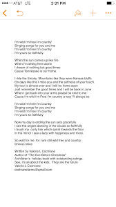 Song Lyrics By Valorie L Cochrane Songs Lyrics Cochrane