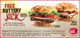 Sitewide coupons work on everything. Free Buttery Jack Burger At Jack In The Box With Purchase Mojosavings Com