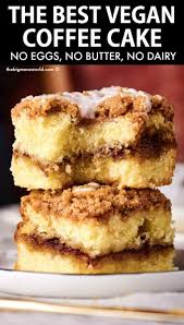 Coffee Cake No Butter Milk Or Eggs The Big Man S World Recipe Coffee Cake Vegan Coffee Cakes Healthy Vegan Desserts
