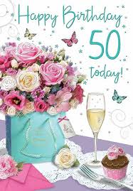 Pin By Catia Ballestrin On Cakes In 2020 Happy 50th Birthday 50th Birthday Wishes Birthday
