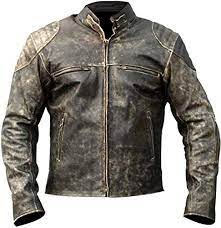 New Mens Antique Black Vintage Distressed Retro Motorcycle Biker Leather Jacket Xs To 4xl M Leather Jacket Distressed Leather Jacket Cafe Racer Leather Jacket