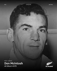 We are saddened to hear of the passing of Don McIntosh, aged 94. Don played  13 matches in the black jersey, including four tests. He was also a  stalwart of Wellington Rugby