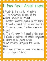 Where To Wednesday Ireland The Chirping Moms St Patrick Day Activities Ireland Facts St Patricks Day Crafts For Kids