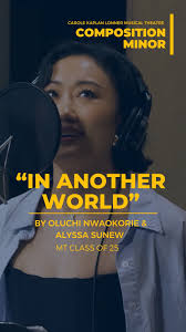 #UMichMT Student & Alumni News: We are thrilled to present the original  song “IN ANOTHER WORLD”, written by OLUCHI NWAOKORIE & ALYSSA SUNEW (MT &  MT Composition Minor ‘25) and performed by alumnus ...