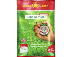 Dank poa supina ist nun auch eine sichere und dauerhafte nachsaat in schattigen und halbschattigen lagen möglich, bioactive sorgt für 30% schnellere keimung und bildet einen. Rasensamen Wolf Garten Turbo Nachsaat 5 Kg 250m Bei Hornbach Kaufen