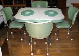 Vintage Kitchen Formica Chrome Table 4 Chairs Teal Vintage Kitchen Table Vintage Chairs Vintage Kitchen
